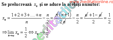 Probleme Rezolvate La Matematica Calculul Limitelor De Siruri N