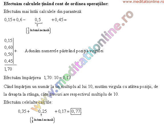 Teste Nationale Matematica-Operatii In Multimi De Numere Rezolvat